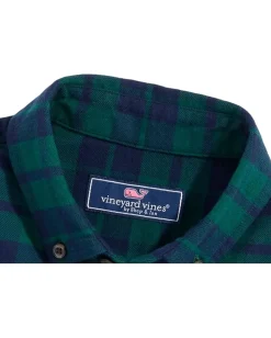 Vineyard Vines Plaid Flannel Shirt (Big Kid) Charlgreen