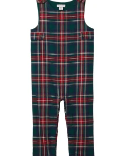 Clothing|Janie and Jack Plaid Overall (Infant) Green