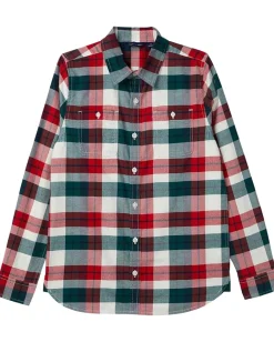 Kids/BOY Janie and Jack Plaid Twill Button Down Shirt (Toddler/Little Kid/Big Kid)