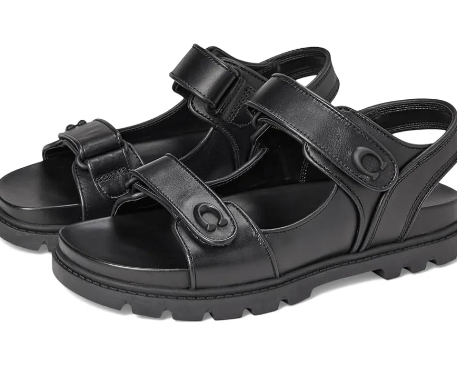 COACH Platform Sandals Black Best