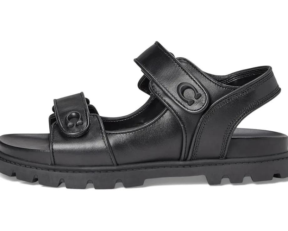 COACH Platform Sandals Black Best