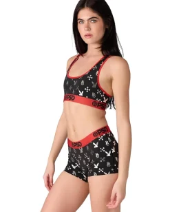 PSD Playboy Monogram Sports Bra Multicolor Discount