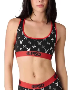 PSD Playboy Monogram Sports Bra Multicolor Discount
