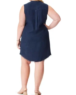Women NIC+ZOE Plus Size Denim Dress
