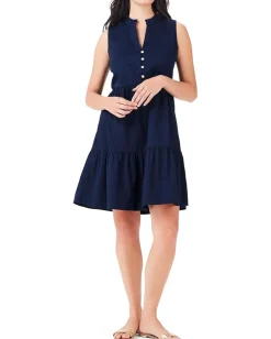 NIC+ZOE Plus Size Tia Dress Dark Indigo Discount