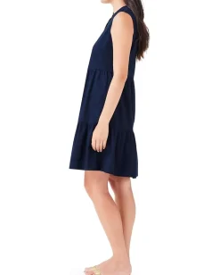 NIC+ZOE Plus Size Tia Dress Dark Indigo Discount