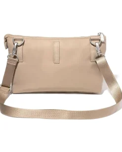 Baggallini Pocket Belt Bag Waist Pack And Crossbody Taupe Twill Best