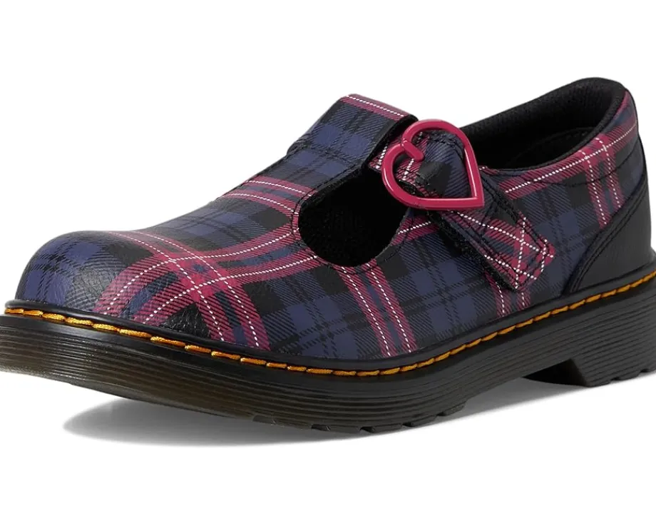 Dr. Martens Kid's Collection Polley II (Big Kid) Black/Multi