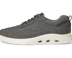 Nunn Bush Sneakers|Sneakers<Ponte Knit Moc Toe Sneakers Hybrid Oxford Casual Lightweight Athletic Style Lace Up Gray