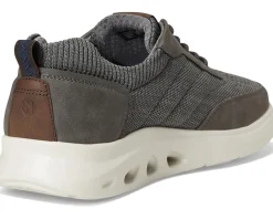 Nunn Bush Sneakers|Sneakers<Ponte Knit Moc Toe Sneakers Hybrid Oxford Casual Lightweight Athletic Style Lace Up Gray