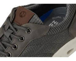 Nunn Bush Sneakers|Sneakers<Ponte Knit Moc Toe Sneakers Hybrid Oxford Casual Lightweight Athletic Style Lace Up Gray