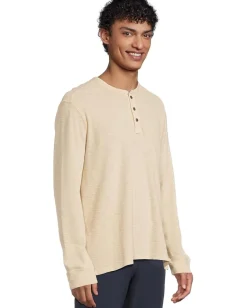 Tommy Bahama Port Oasis Henley Long Sleeve Abalone Best