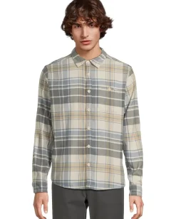Activewear|Hurley Portland Stretch Flannel Long Sleeve Bone