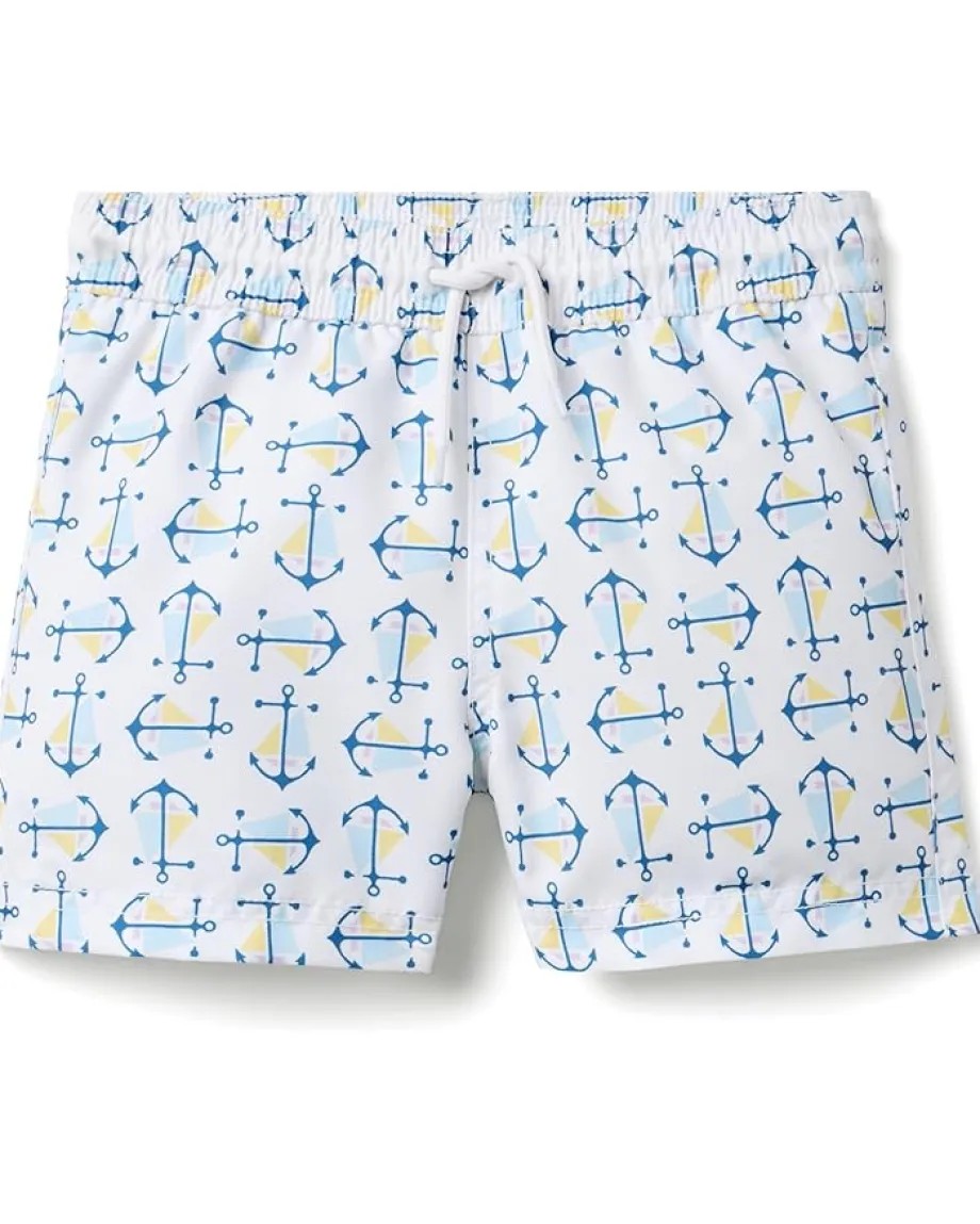 Kids/BOY Janie and Jack Printed Swim Trunk (toddler/Little Kid/Big Kid)