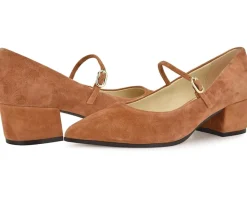 Heels|Heels|Nine West Prix Medium Brown Suede