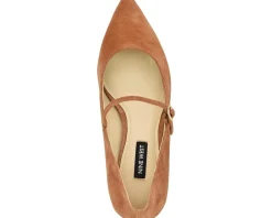 Heels|Heels|Nine West Prix Medium Brown Suede