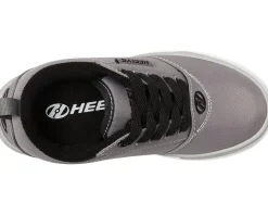 Heelys Pro 20 (Little Kid/Big Kid/Adult) Gray/Black Hot
