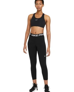 Nike Activewear<Pro Crop Tight Black/White