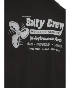 Activewear|T-Shirts|Salty Crew Props Classic Shortsleeve Tee Black
