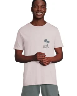 RVCA Puerto Nuevo Short Sleeve Lilac Hot