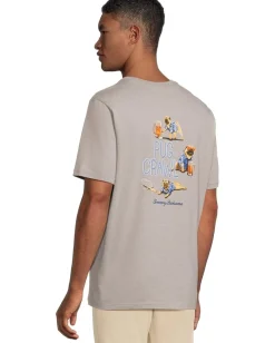 Tommy Bahama Pug Crawl Pocket Tee Grey Heather Sale