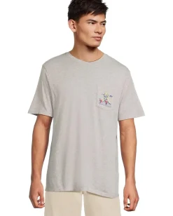 T-Shirts|T-Shirts|Vineyard Vines Pup Cup Short-sleeve Tee Grey Heather