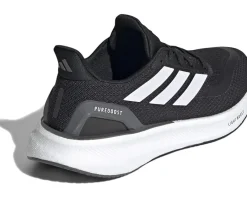 adidas Pureboost 5 Running Shoes Black/White/Grey Discount