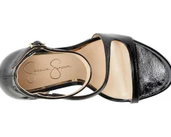 Jessica Simpson Heels|Sandals<Qamille Asymmetrical High Heel Sandals Black