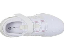 adidas Kids Racer TR23 EL (Little Kid/Big Kid) Footwear White/Off-White/Bliss Lilac Outlet