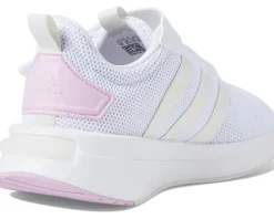 adidas Kids Racer TR23 EL (Little Kid/Big Kid) Footwear White/Off-White/Bliss Lilac Outlet