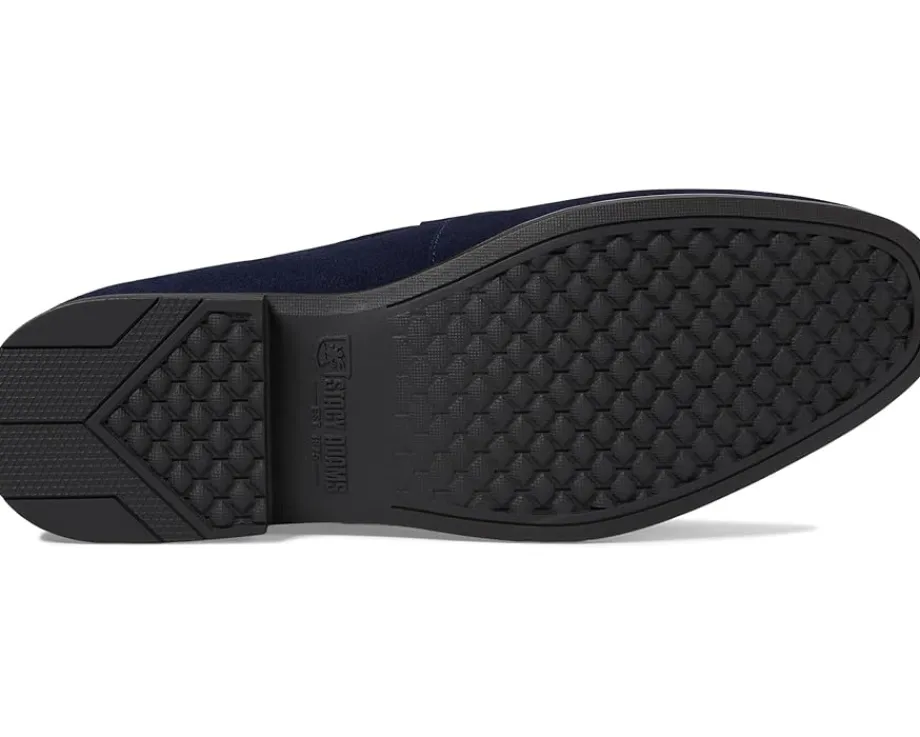 Stacy Adams Loafers|Loafers<Ravelle Moc Toe Bit Slip-On Navy Suede