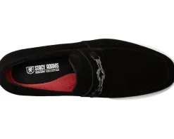 Stacy Adams Ravelle Moc Toe Bit Slip-On Black Suede Sale