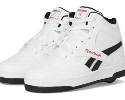Heelys Reebok BB4500 Mid (Little Kid/Big Kid/Adult) White/Black/Red Best