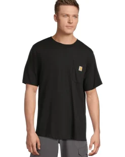 Carhartt Relaxed Fit Lightweight Short-Sleeve Pocket C Graphic T-Shirt Black Best