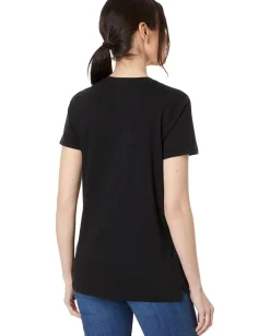 Carhartt Relaxed Fit Lightweight Short Sleeve V-Neck T-Shirt Black Discount