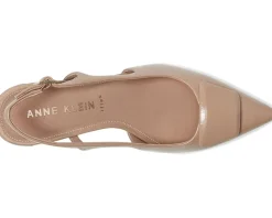 Anne Klein Heels|Heels<Renetta Nude Crinkle Pa