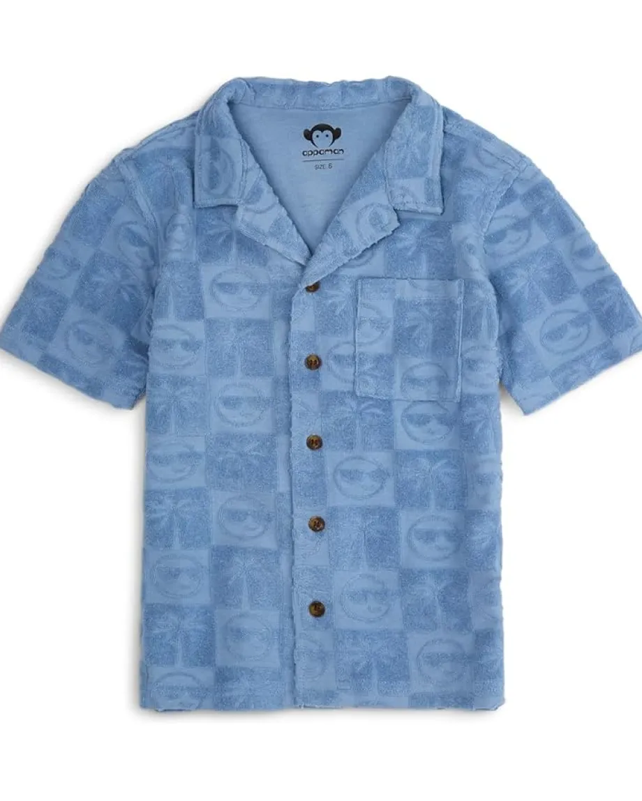 Appaman Kids Clothing<Resort Shirt (Toddler/Little Kid/Big Kid) Denim Blue