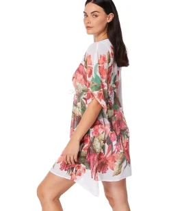 Women Bleu Rod Beattie Return To Rio Chiffon Caftan