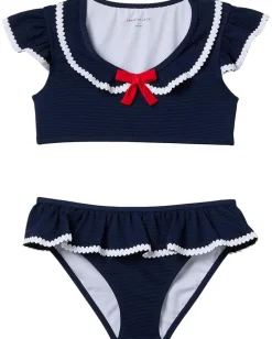 Janie and Jack Clothing<Ric Rac Two Piece Swim (Toddler/Little Kids/Big Kids) Navy Blue