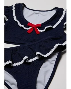 Janie and Jack Clothing<Ric Rac Two Piece Swim (Toddler/Little Kids/Big Kids) Navy Blue