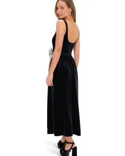 Show Me Your Mumu Dresses|Dresses<Ricci Midi Dress Black Velvet