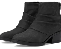 Blowfish Malibu Riley Booties Black Faux Leather