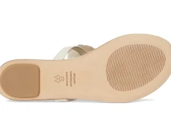 Sandals|Sandals|Stuart Weitzman Rio T-strap Sandals Linen