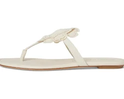 Sandals|Sandals|Stuart Weitzman Rio T-strap Sandals Linen