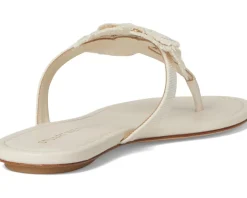 Sandals|Sandals|Stuart Weitzman Rio T-strap Sandals Linen