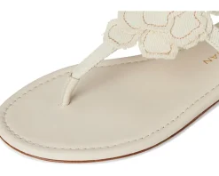 Sandals|Sandals|Stuart Weitzman Rio T-strap Sandals Linen