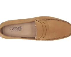Carlos by Carlos Santana Loafers|Loafers<Ritchie Driver Loafers Camel Calf Nubuck