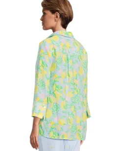 Lilly Pulitzer Shirts & Tops|Shirts & Tops<Riverlyn Pieced Print Tunic Bluette Make Lemonade