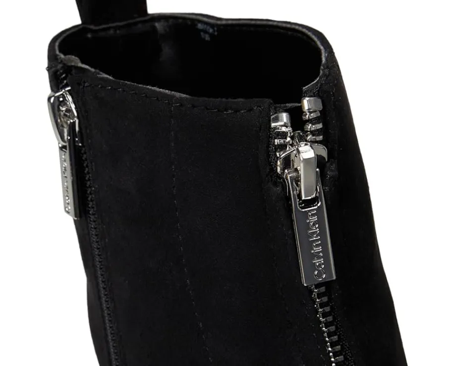 Boots|Boots|Calvin Klein Rivin Black Faux Suede