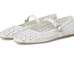 Dolce Vita Flats<Rodni Eyelet Perf True White Leather